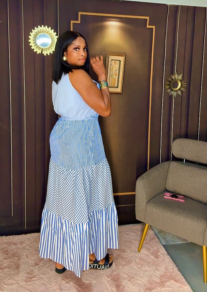 Gingham Maxi Dress