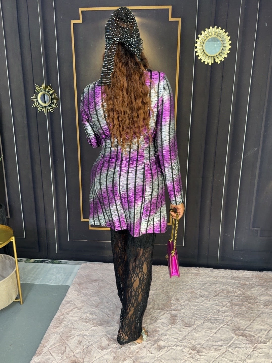Samira Blazer/Lace Pant set
