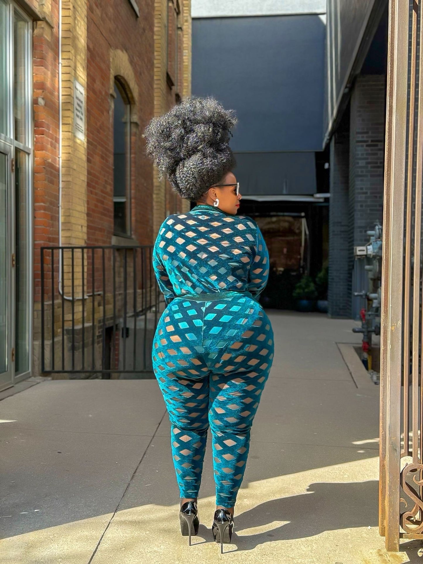 Franca Velvet Mesh set