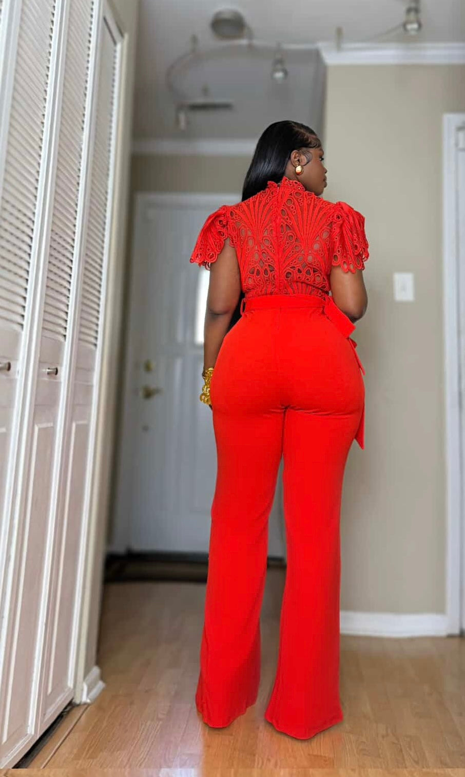 Guipure Lace combo Jumpsuit