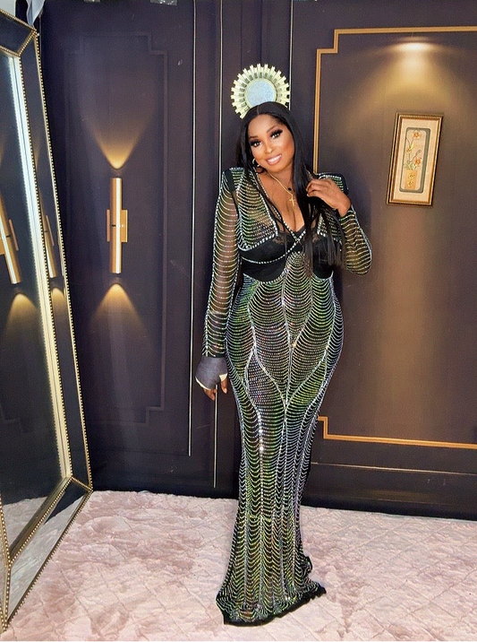 Laluvi Swarovski stone Dress