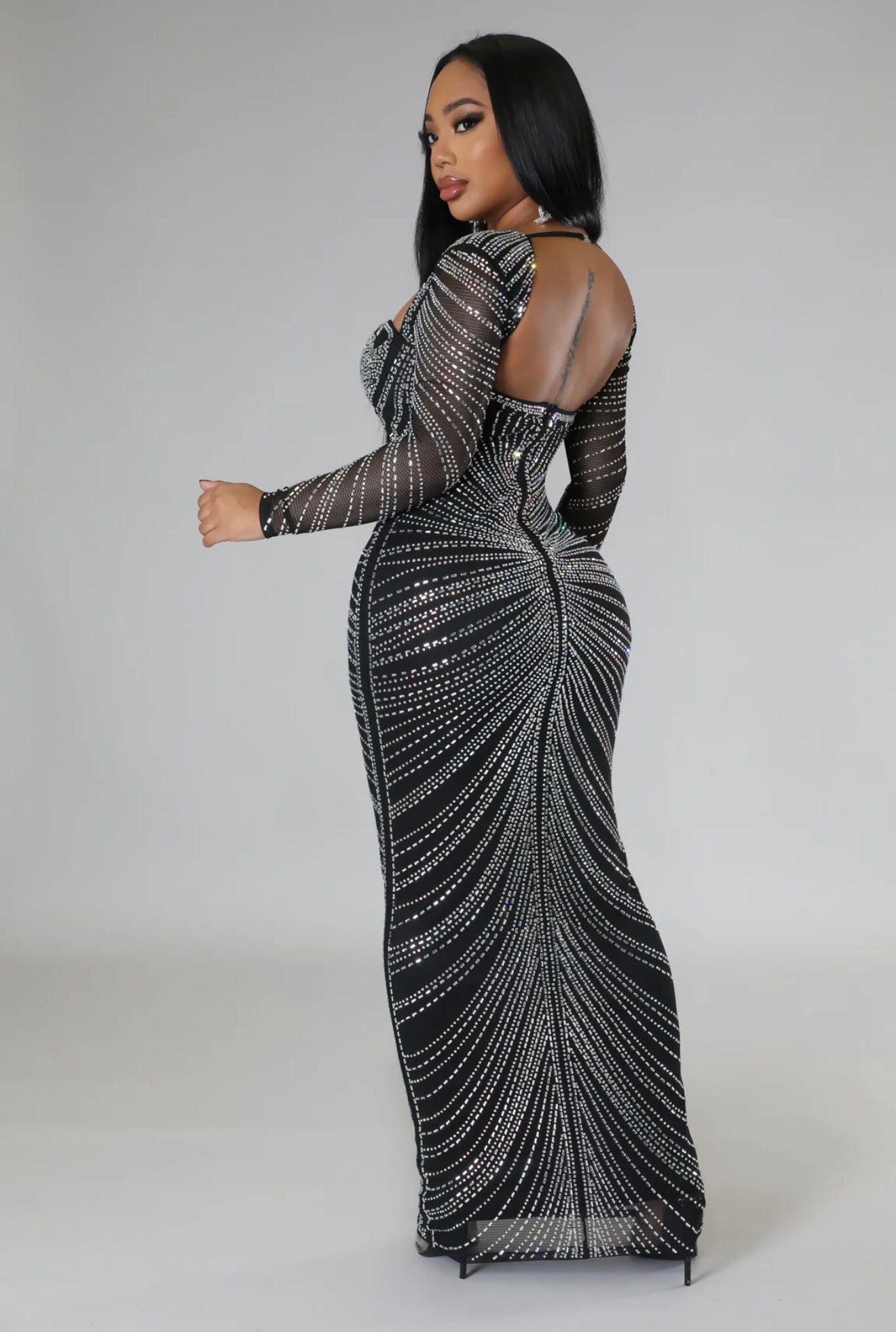 Icy Swarovski Luxe Dress