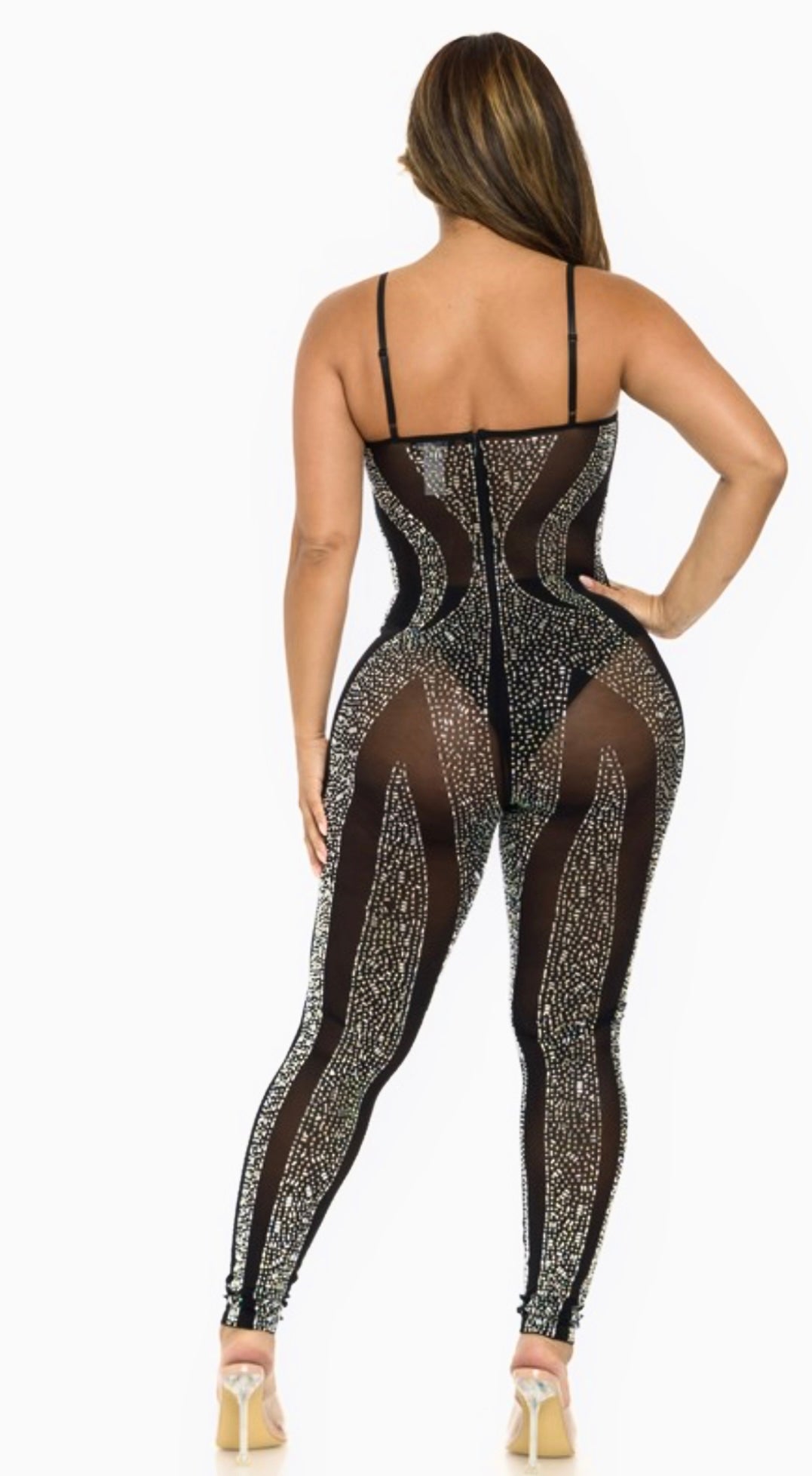 Tierra Rhinestone Jumpsuit