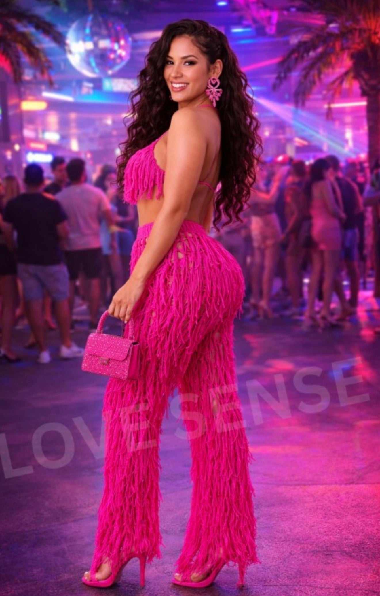 Over Me Tassel Pant Set