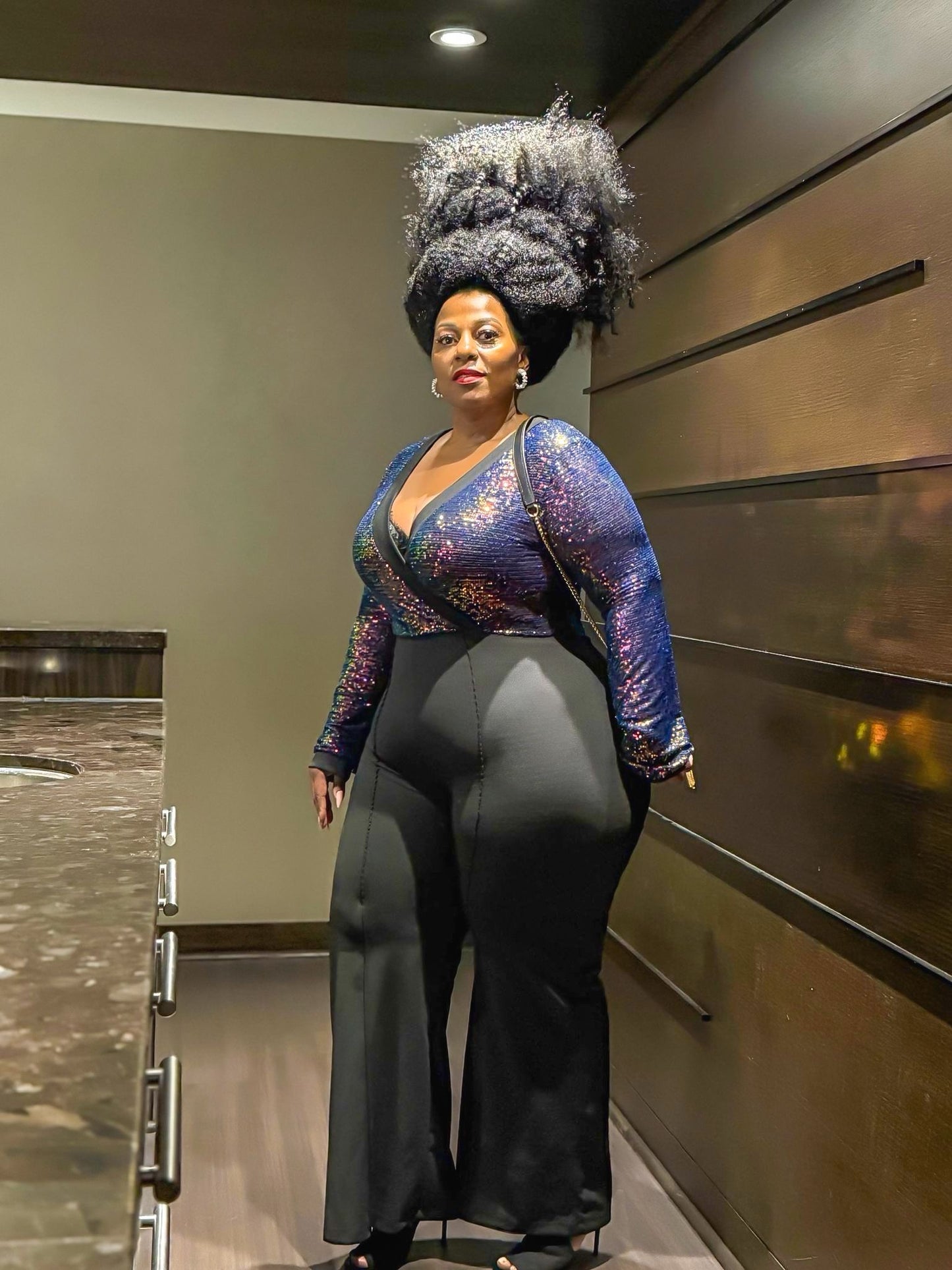 Tyler Sequins Jumpsuit