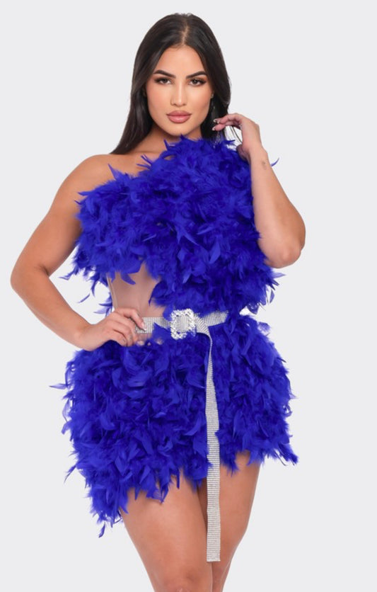 Light camera Action Feathers Dress