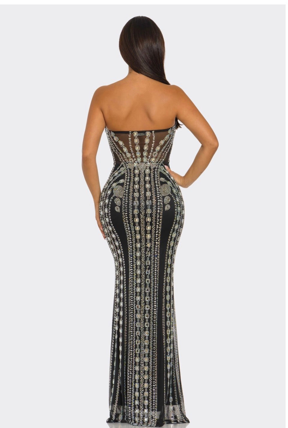 Riri Luxe Rheinstone maxi