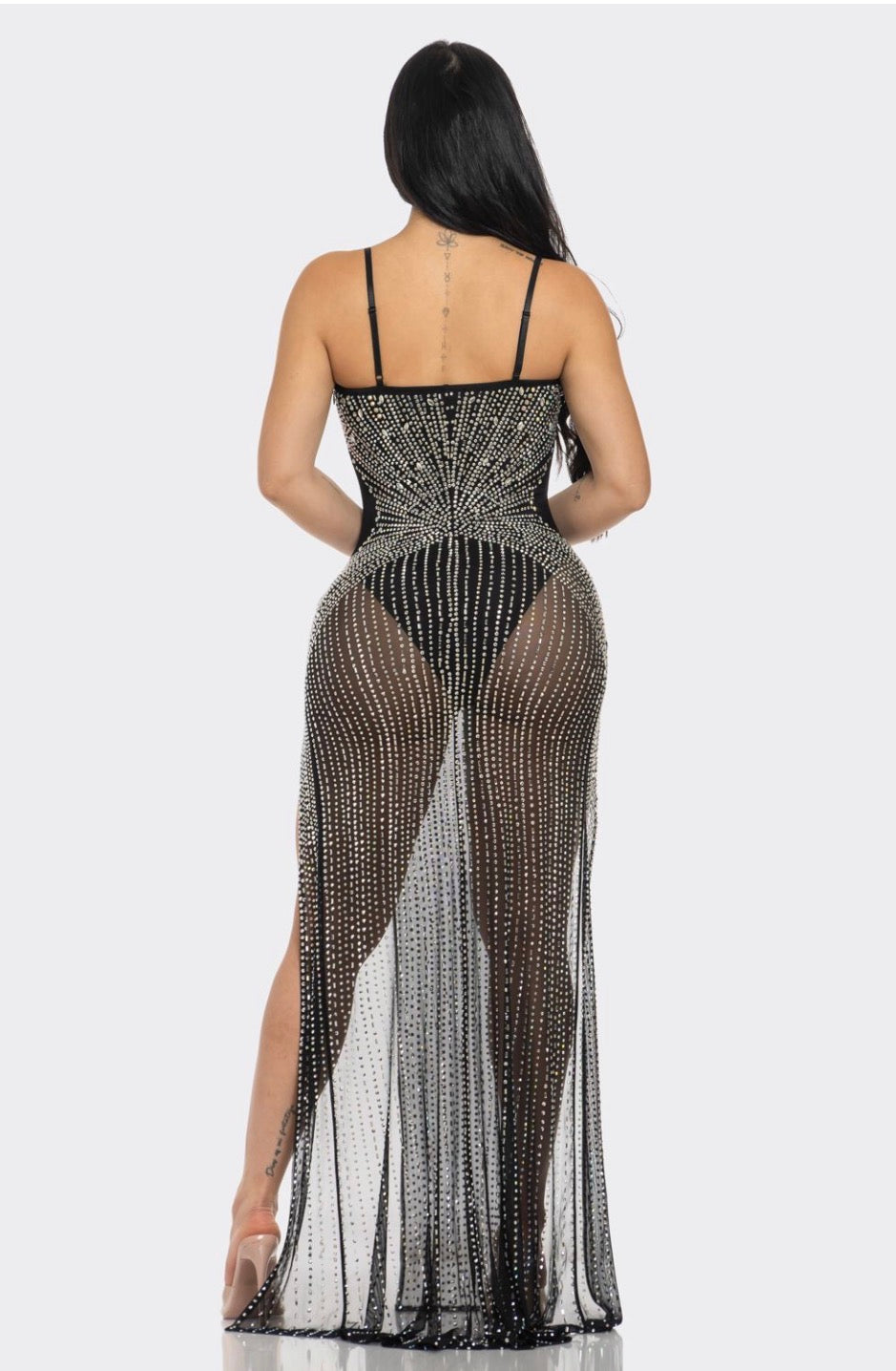 Inibi Bling Luxe double Slits Dress