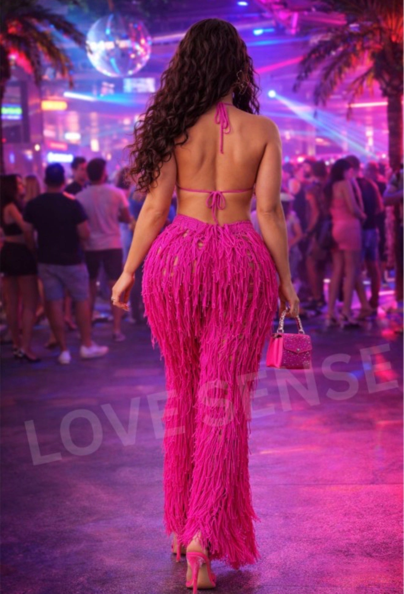 Over Me Tassel Pant Set