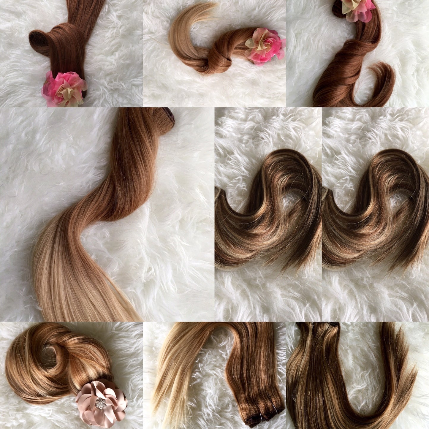 Ombré Clip in Hair/Bundles.. 100g