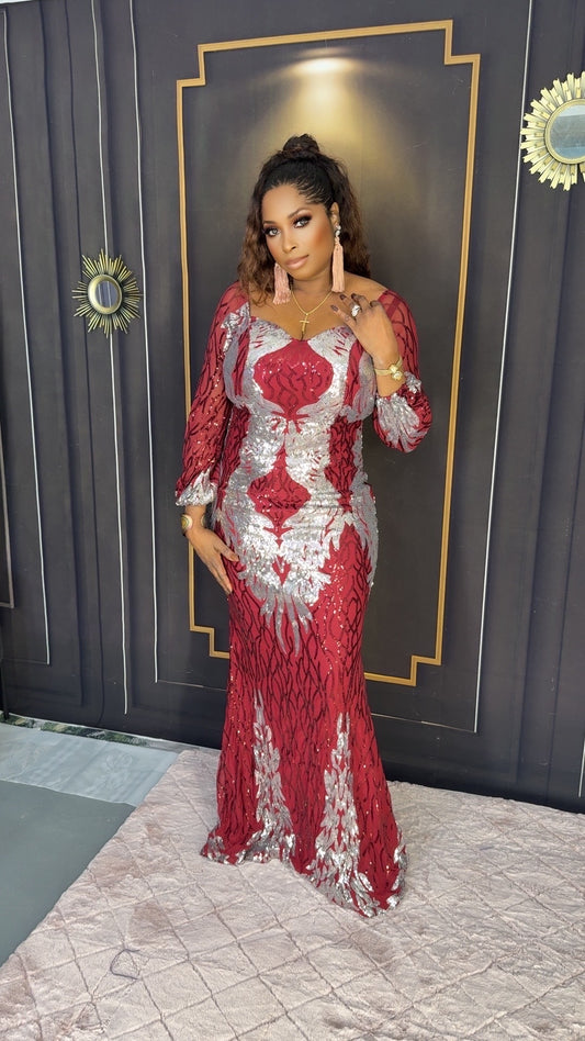 Laila Sequence Midi Dress
