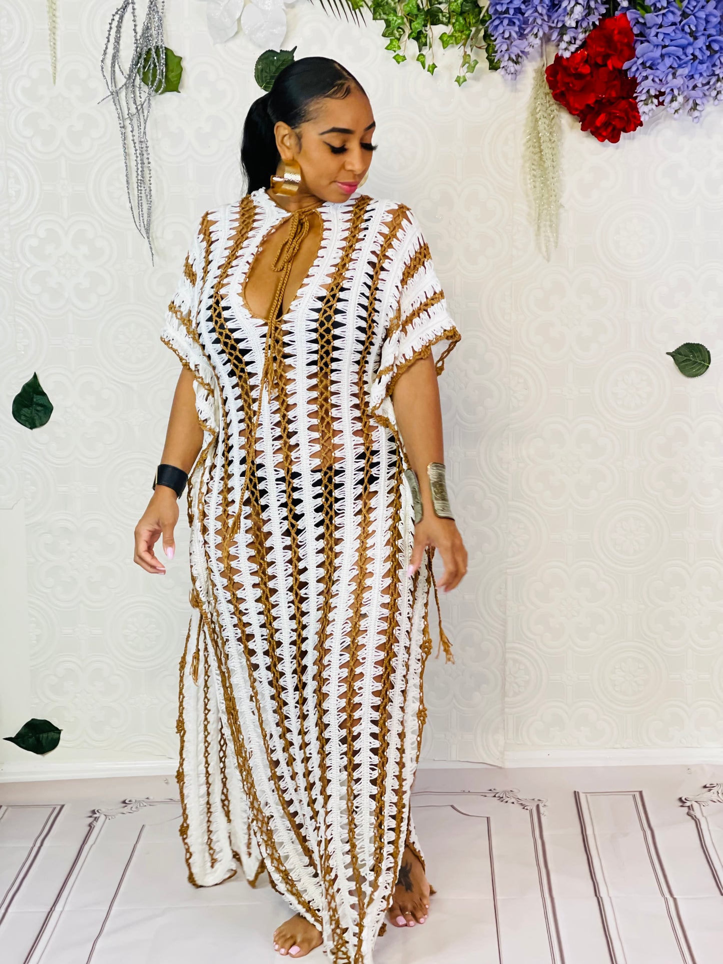 Sunni Crochet Maxi Dress