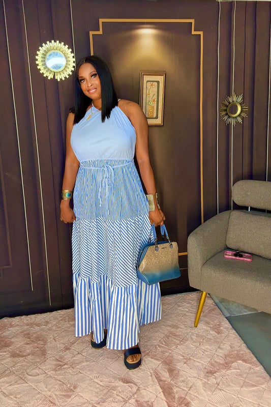 Gingham Maxi Dress