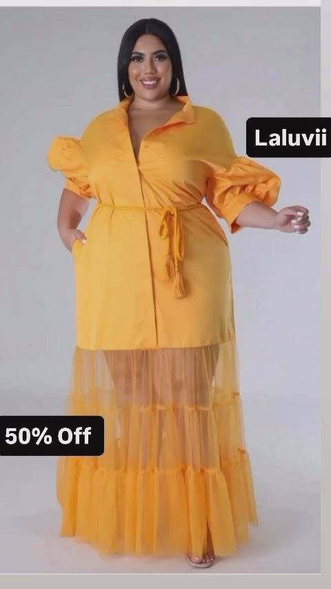 Jenelle Mesh Combo Maxi
